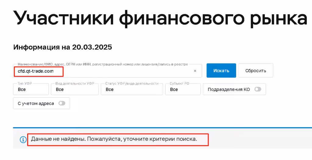 cfd.qt-trade.com лицензия