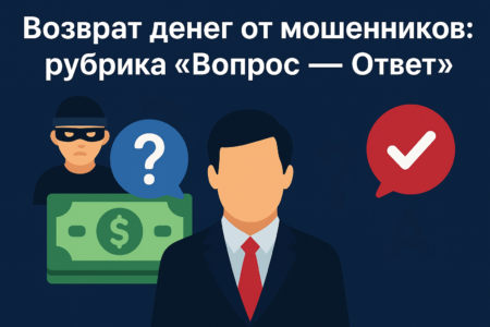 Возврат денег от мошенников