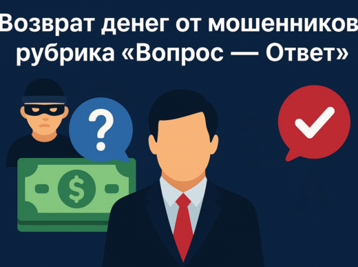Возврат денег от мошенников